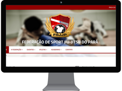 Portfólio - Site da Federação de Sport Jiu-jitsu do Pará